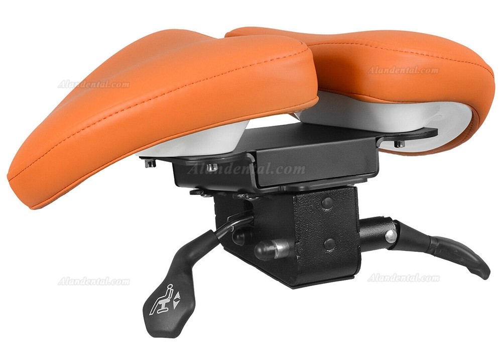 TYTC 096-2 Dental Hygiene Saddle Stool Ergonomic Double Flap Saddle Chair with Foot Control (9 Colors)